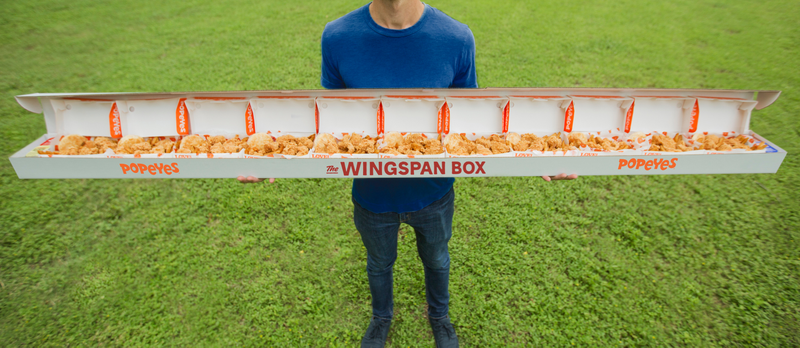 Illustration for article titled Popeyes already has a tie-in "Wingspan Box" for Zion Williamson